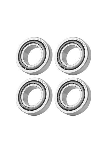 Jeehugo 32005 2007105e Tek Sütunlu Konik Rulman Seti, Yüksek Hızlı Dönüş, Otomobil Mekanik Dişliler İçin Çelik Malzeme 4 Adet