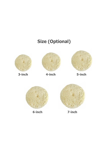 Skycity 2 Adet 4 İnç Koyun Yünü Parlatmadiski - Otomobil Cila Ve Parlatma İçin Tek Yüzlü Paspas