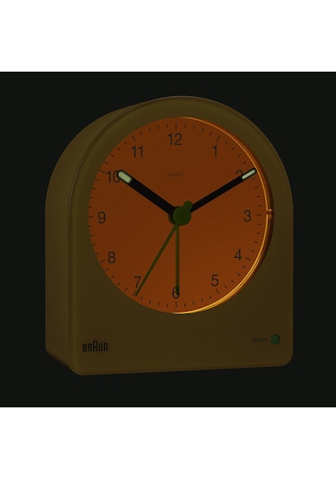 Braun Bc22y Sarı Klasik Analog Alarmlı Masa Saati