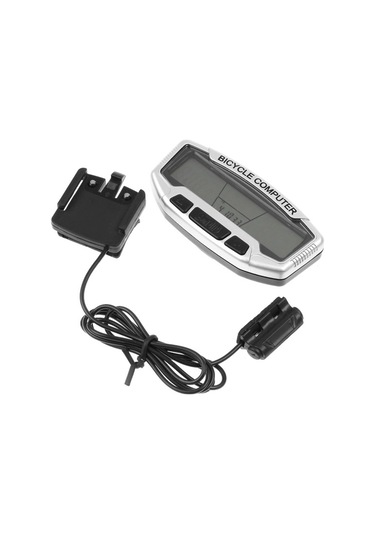 Aubyhe Bisiklet Bilgici: Hız, Mesafe, Zaman, Sicaklık Ve Lcd Işıklı Çok Fonksiyonlu Spor Takip Aleti Siyah