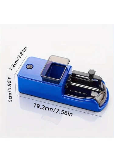 Elmpaly Mavi Kullanışlı Yüksek Güçlü Otomatik Sigara Sarma Makinesi Paslanmaz Çelik Usb Şarj