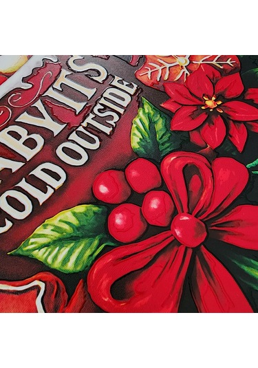 Welcome Kapı Ve Duvar Süsü It's Cold Outside 30x30