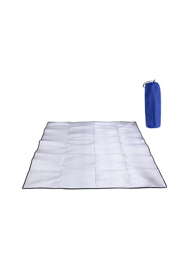 Moveevo 2 2m İki Yönlü Alüminyum Folyo Yatak: Çadır, Piknik, Plaj Ve Ev İçi Çocuk Crawling Matı - Nem Engelleme Çok Renkli