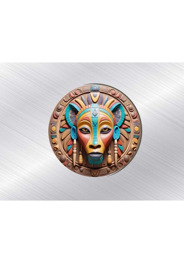 2 Adet 6x6 Cm Uv Baskılı Ahşap Magnet V9