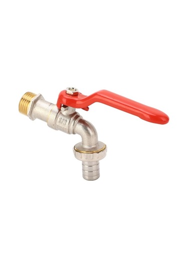 Ulzyvf Su Vanası Erkek Dişli Hortum Önlüğü Pirinç Yüksek Sertlik G3/4in Çıkış Anti Korozyon Dayanıklı Sızdırmaz Çamaşır Makinesi Için