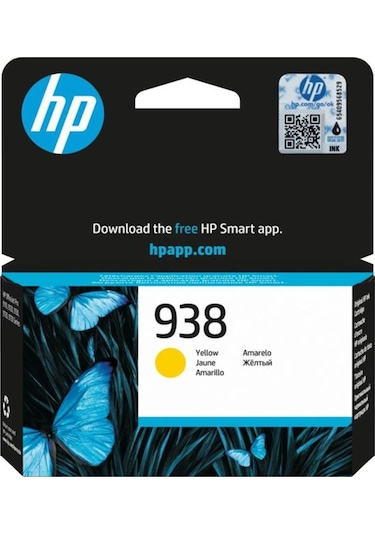 Hp 938 Yellow Sarı Kartuş 4s6x7pe