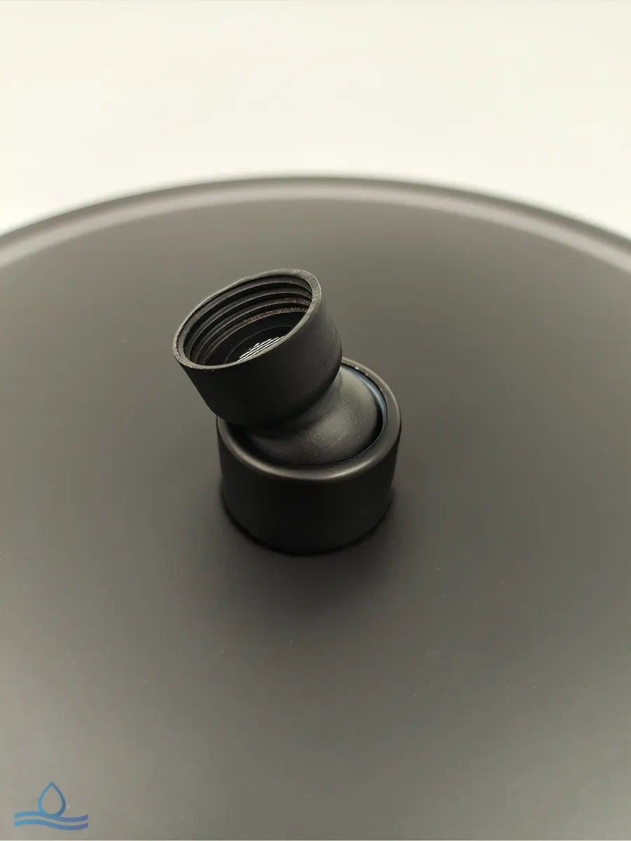 Santehvill' Tropikal Üst Paslanmaz Çelik Duş Başlığı 25 Cm 336923886 Siyah