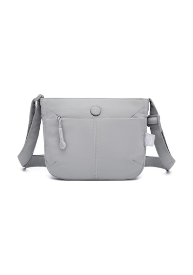 Smart Bags Mikro Poly Kumaş Postacı Kadın Çantası 3340 Gri
