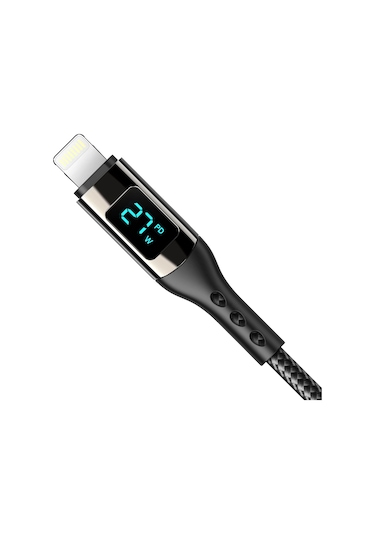 Buff Bl73 27w Type-c To Lightning 1.2m 3a Pd Dijital Ekranlı Da