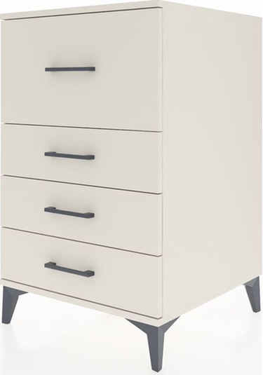 Kronos Komodin 4 Çekmeceli 60x59x96 Aytaşı-aytaşı Aytaşı