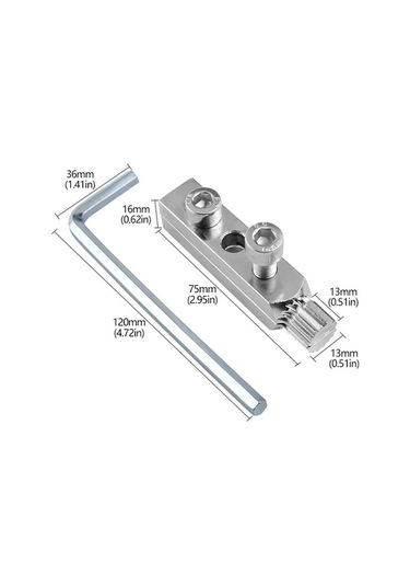 Pazly Vidalı Valfi Suntek Lavabo Kırık Çıkarma Başlığı 7,5x1,6x1,3 Cm 7.5 x 1.6 x 1.3 CM