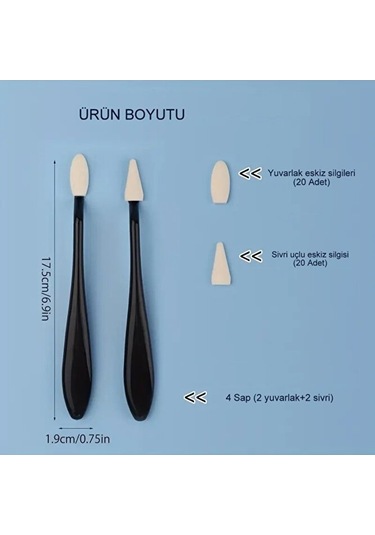 Eskiz Sünger Silgi, Kara Kalem Silgi, Vurgulama, Gölgelendirme Ve Düzeltme, Sünger-44 Parça Set