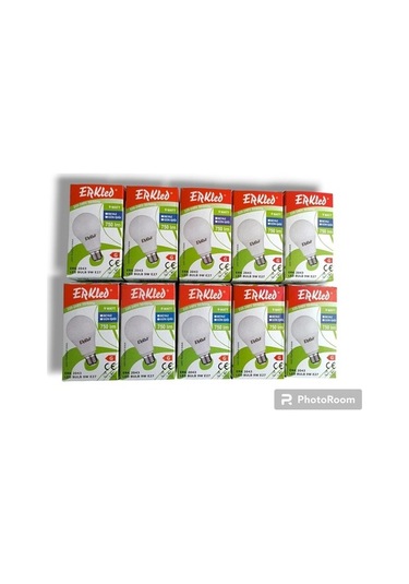 Erkled 10'lu 9w Tasarruflu Ampul