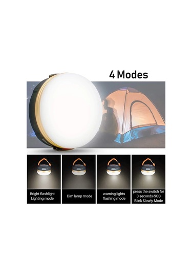 Lixiaqu01 Açık Led Kamp İşıkları Taşınabilir Çadır Lambası Usb Diğer