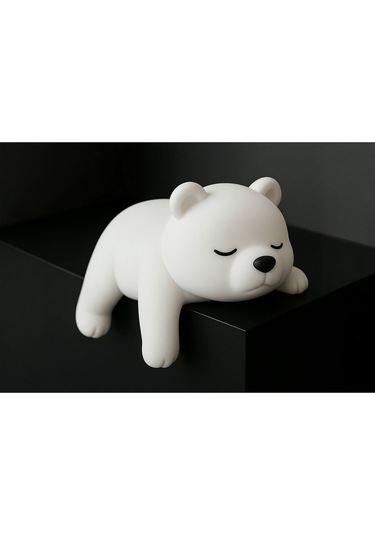 Sevimli Uyuyan Ayı Araba Dikiz Aynası Süsü - Araç İçi Aksesuar Süsü - Mutfak Süsü Torpido Süsü Ayı