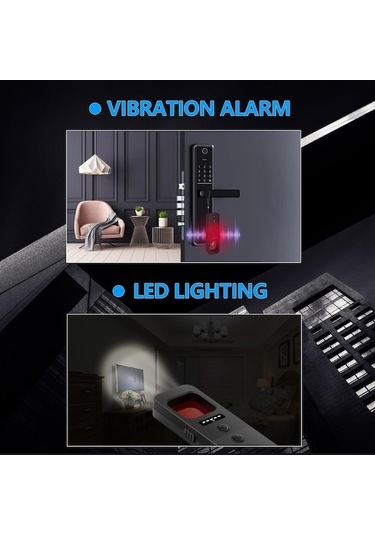 Xiaoguang Ambition Siyah Gizli Kamera Dedektörü 5'i 1 Arada Gps