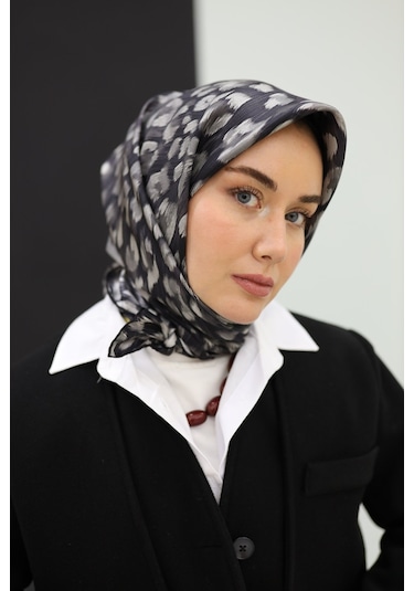 Silk Home Twill İpek Eşarp 11451-34 Füme