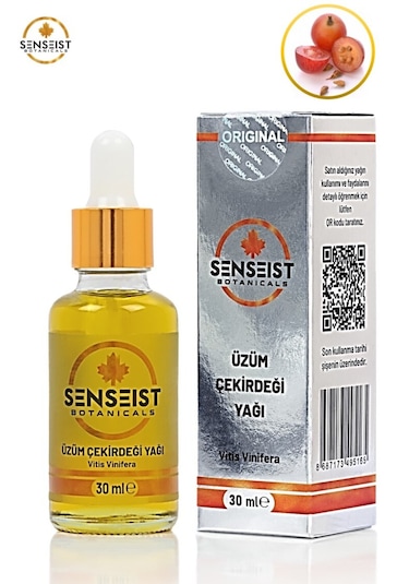 Senseist Botanicals Üzüm Çekirdeği Yağı 30ml %100 Saf Sertifikalı