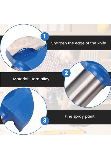 3 Adet Freze Ucu, 1/2 İnç Sap Çekirdek Kutusu Freze Ucu Seti