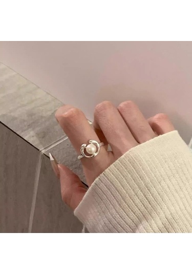 Kadınlar İçin Özel Olarak Tasarlanmış Benzersiz Düz Bantlı Yüzük No.54 Çok Renkli