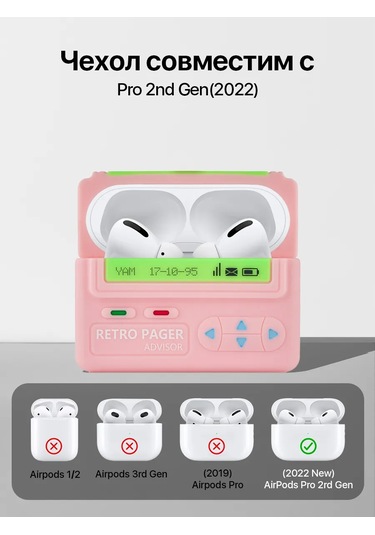 Yamcase Airpods Pro, Pro 2 Kulaklık Kılıfı 257452201 Pembe