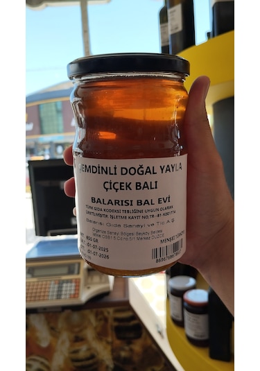 Şemdinli Doğal Yayla Çiçek Balı 850 Gr Yüksek Rakım