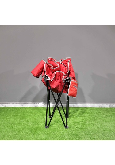 Argeus Balcony Comfort Katlanabilir Kamp Sandalyesi Kırmızı Çok Renkli