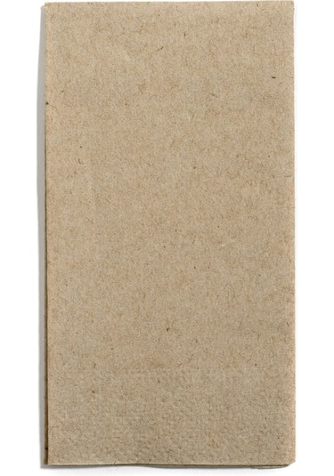 Çift Kat Kraft Garson Katlama Peçete 1/8 33x33 Cm Açık Hali 100 Adet
