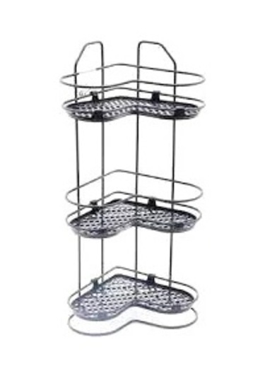 Zarif 3 Katlı Köşelik Siyah Beyaz 5365 Çok Renkli