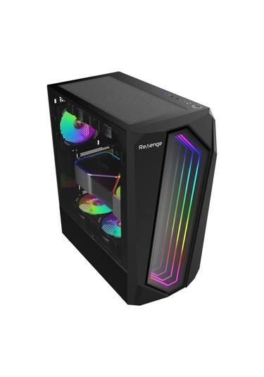 Revenge Infinite Space 500W Psu Dahil 3 Rgb Fan Temperli Cam Sonsuzluk Aynalı Gaming Bilgisayar Kasası