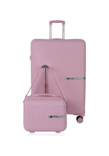 Mçs Polipropilen 2li Valiz Seti Büyük & Makyaj V374 S24sy1000076-set 00070 Pudra