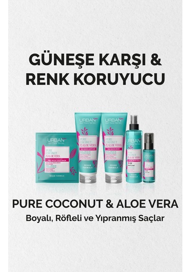 Urban Care Pure Coconut & Aloe Vera Boyalı Saçlar Özel Renk Koruyucu Saç Blakım Serumu 50 ML