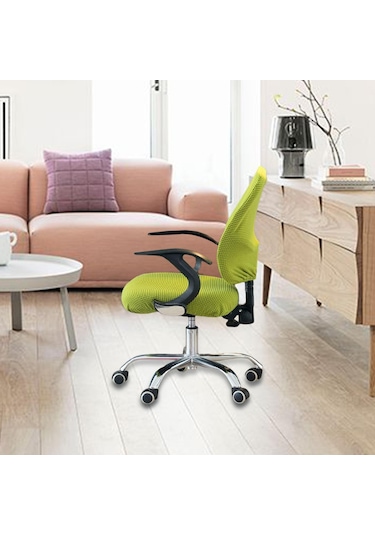 Suntek Çıkarılabilir Streç Yumuşak Slipcover Sarı-yeşil