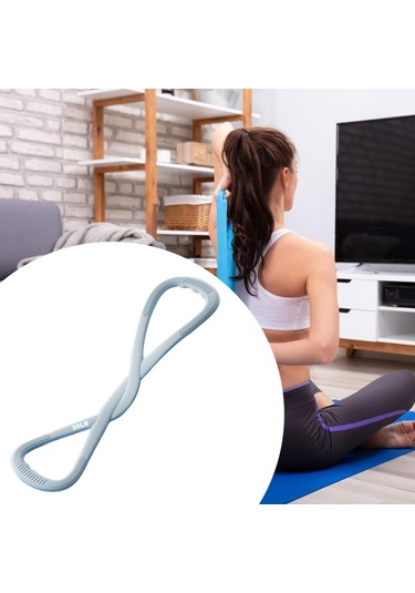 Suntek 8 Saplı Direnç Bandı Taşınabilir Egzersiz Antrenman Mavi 25 Lbs