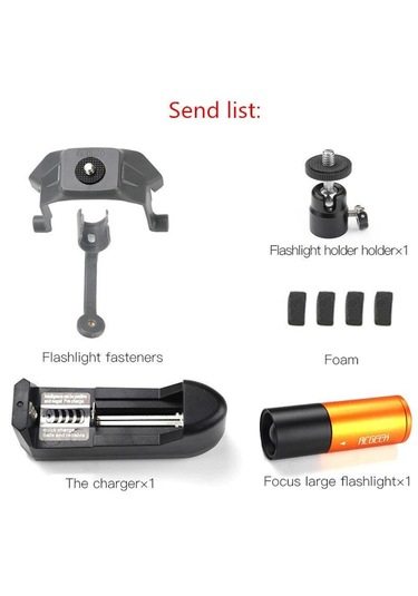 DJI Mavic 2 Pro için Gece Uçuş Zoomlu Fener Üst Lamba 360 Derece Dönüş