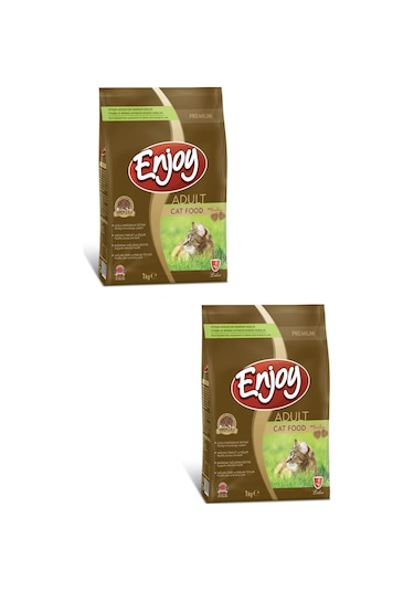 Enjoy Tavuklu Yetişkin Kedi Maması 2 x 1 KG