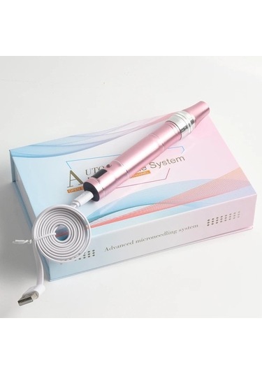 10 Adet 9pın Yeni Kablosuz Ultima Derma Microneedling Damga Meso Kalem Dijital Ekran 5 Seviye Şarj Edilebilir Kollajen Cilt Indüksiyon 11l3ı9 Çok Renkli