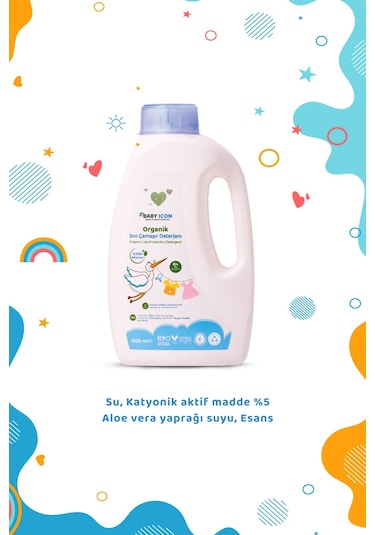 Baby Icon Sıvı Çamaşır Deterjanı 1500 ML
