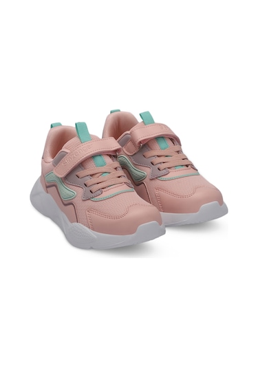 Slazenger PESO I Çocuk Cırt Cırtlı Pembe Sneaker
