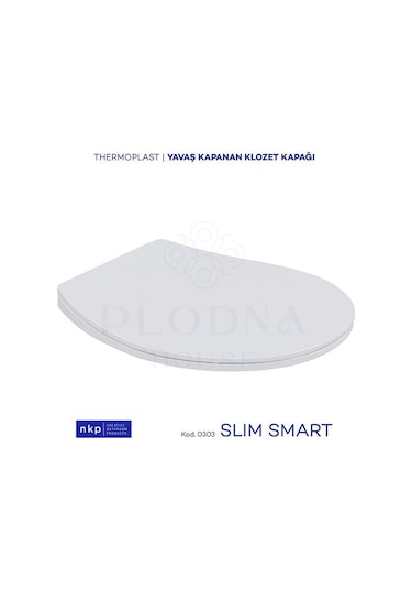 Slim Smart Oval Form C Model Yavaş Kapanan Klozet Kapağı Üstten S