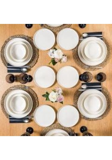 Mounta 24 Parça Yemek Seti Renkli