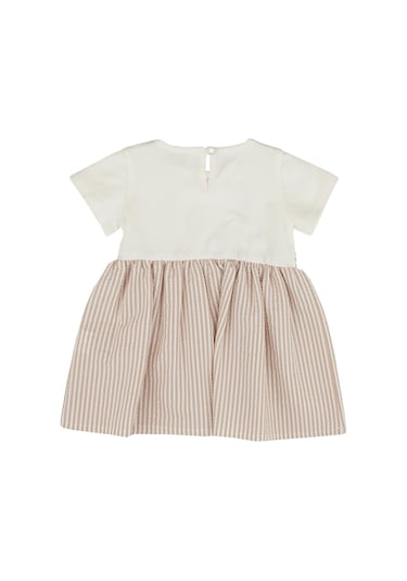 Best Kids Kız Bebek Çizgili Elbise 001