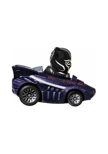 Racerverse Tekli Model Araba - Figürlü Yarış Arabası - Marvel Black Panther Kara Panter - 7 Cm