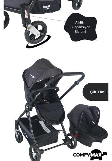 Comfymax Cadillac Sl Travel Sistem Bebek Arabası