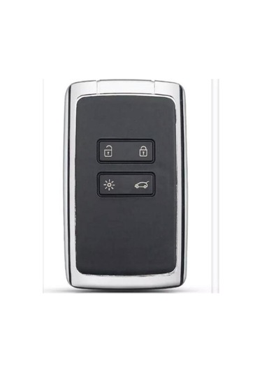 Renault Rafale Clio 5 Zoe Megane E-tech Koleos Austral Kadjar Captur Zoe Anahtar Kılıfı Beyaz Gümüş