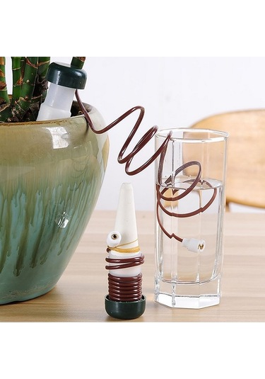 Pazly 8 Li Otomatik Bitki Sulama Stake Kiti + Rezervuar - Akıllı Otomatik Sulama, Tatil İçin Harika