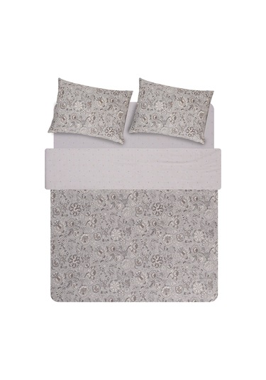 Puffy Arni Çift Kişilik Polycotton Nevresim Takımı - Gri Gri