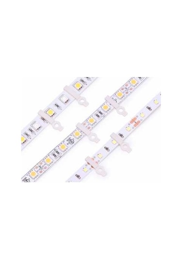 Şerit Led Sabitleme Aparatı Ip20 (10 Adet) Vida Dahil