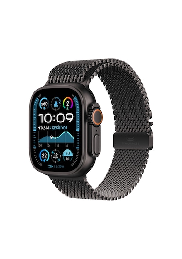 Apple Watch Ultra 2 GPS + Cellular 49 MM Titanyum Kasa Titanyum Milano Loop Small Akıllı Saat (Apple Türkiye Garantili)