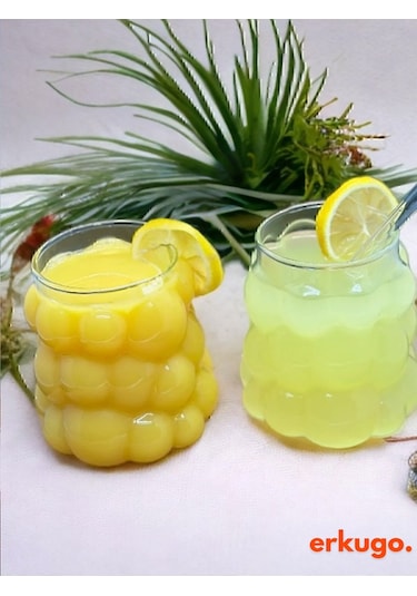 2 Adet Borosilikat Sunum Bardağı, Kahve Bardağı, Isı Dayanıklı Bardak - Uzum-1709